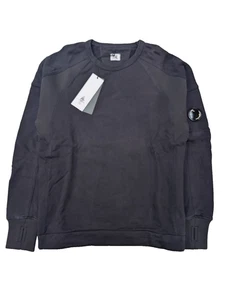 C.P. Company Diagonal Fleece Lens Crew Neck Sweatshirt Navy Size M - UVP 210£ - Bild 1 von 15
