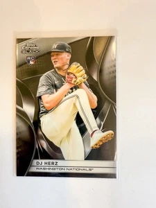 DJ Herz 2024 Topps Chrome Black RC Rookie Card Nationals 🔥 - Picture 1 of 2