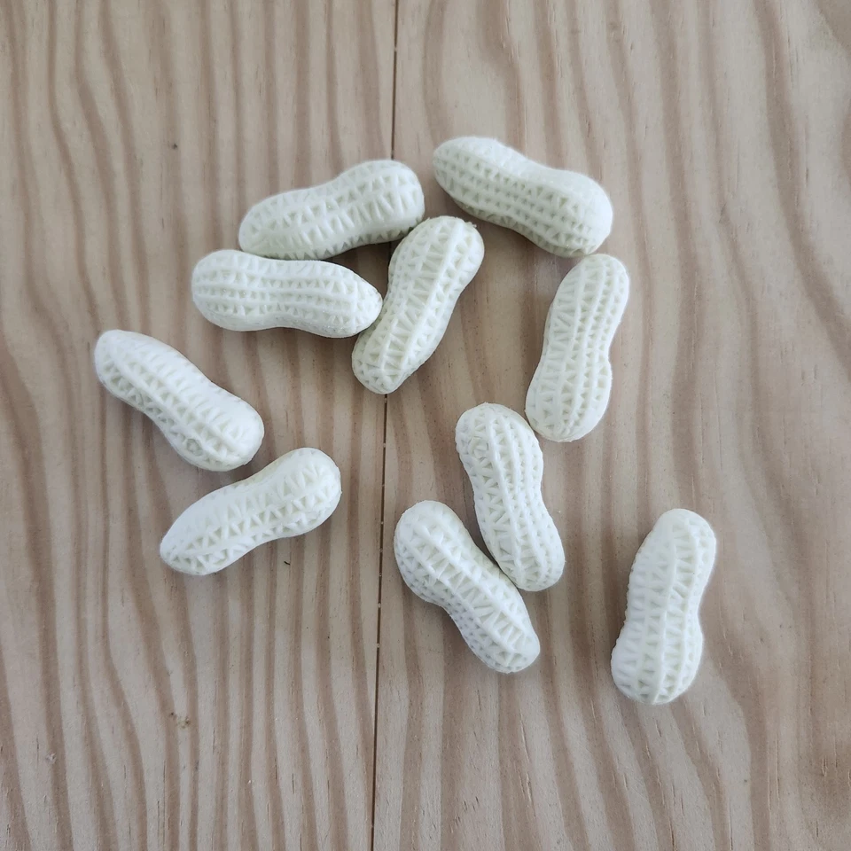 10 PIEZAS Gomas de borrar realistas de maní - Alivio del estrés y herramienta de aprendizaje divertida regalo Foto 1 de 1