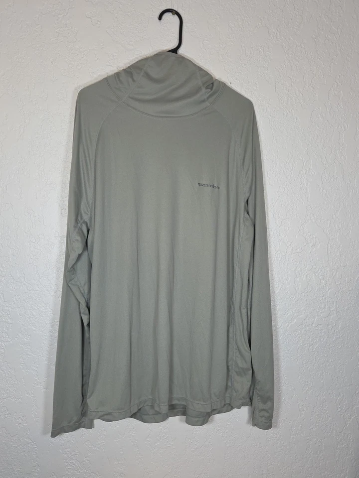 Grundens Solstrale XL Camisa de Pesca con Capucha Gris Absorbente Antiolor UFP 50 Foto 1 de 4