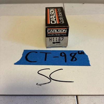 Carlson H1187 Palanca de Freno de Estacionamiento Pivote Pin Arandela Calidad Repuesto (13 Piezas) Foto 1 de 4