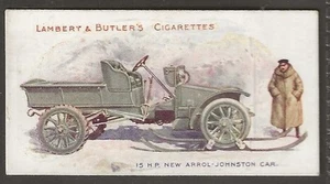 LAMBERT & BUTLER-MOTORS 1908-#14- NEW ARROL JOHNSTON CAR - Picture 1 of 2
