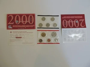 2000 US Mint Uncirculated Coins Denver w/ 5 State Quarters original package - Picture 1 of 2