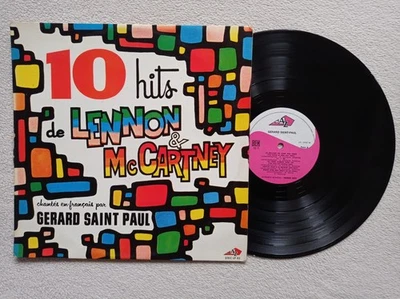 LP 33T GERARD SAINT PAUL "10 Hits De Lennon & McCartney" DISC AZ STEC LP 82 VG+° - Photo 1/4