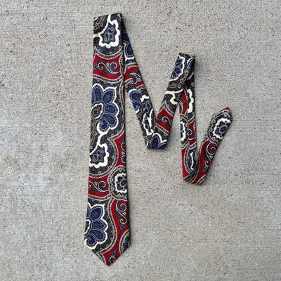 Corbata vintage Burberry 100 % seda cachemira 3,5"x58" Burberrys de Londres años 80 90 Foto 1 de 4