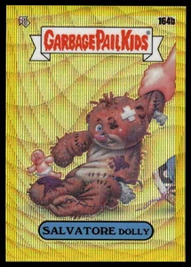 2021 Chrome Garbage Pail Kids Series 4 Salvatore Dolly Yellow Wave /275 #164b - Picture 1 of 2