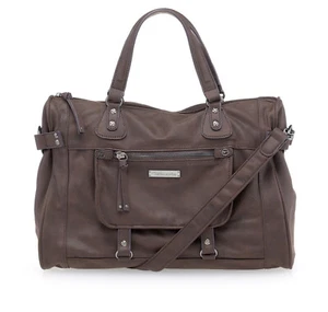 Borsa a mano da donna Tamaris ULLA bowling bag borsa a tracolla 35 x 24 x 14 marrone scuro nuova - Foto 1 di 2