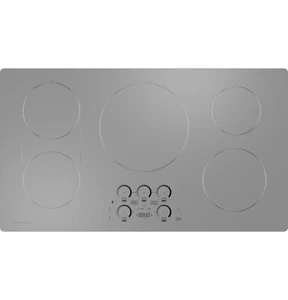 GE Monogram ZHU36RSTSS 36" Smart Silver Induction Cooktop - Picture 1 of 6