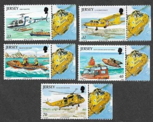 JERSEY BARCOS DE BOMBEROS Y RESCATE HELICÓPTEROS DE AVIACIÓN 2005 JUEGO MNH - Imagen 1 de 1