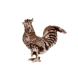 B42 Cockerel COPPER Effect MAGNET Fridge/office desk English Pewter - Picture 1 of 1
