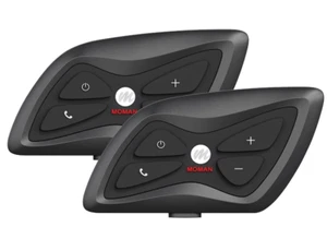 Intercom Headsets Communication Motorcycles for 2 Riders up to 1500m noise canc - Picture 1 of 5