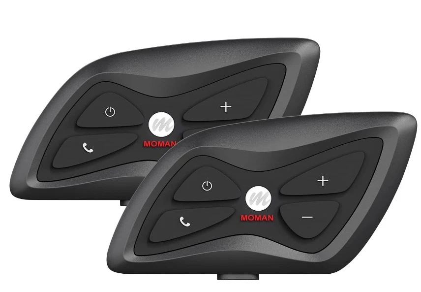 Auriculares Intercomunicador Comunicación Motocicletas para 2 Pilotos hasta 1500m Noise Canc Foto 1 de 4