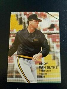 Andy Van Slyke Pittsburgh Pirates #3 1989 Singles Superstars RARE Oddball