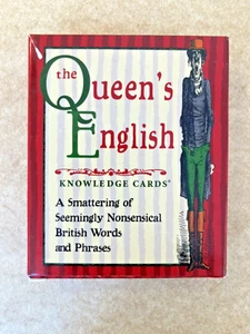 The Queen's English, Knowledge Cards, British slang, 48 educational cards, 2001 - Picture 1 of 6