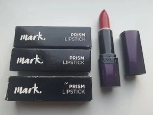 3 For £7.99 Avon Mark. Prism Lipstick - Blast Off Dark Red - Picture 1 of 3