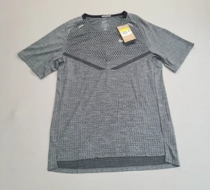 Nike Shirt Mens Small Gray Running TechKnit ADV Athletic Training - Picture 1 of 9