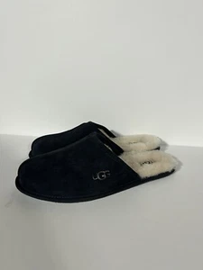 UGG Mens Scuff Slipper Navy Suede Size 12 - Picture 1 of 4