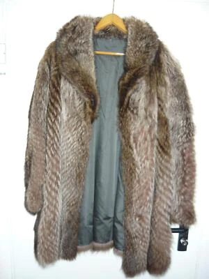 Pelzmantel Rotfuchs Dachs Modehaus Echtpelz Pelzjacke Gr. 44 Sankt Moritz TOP - Bild 1 von 4