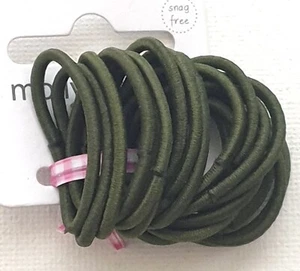 NEW Back To School Green 18 Pack Very Small Mini Elastics Bobble Set Hair - Picture 1 of 1