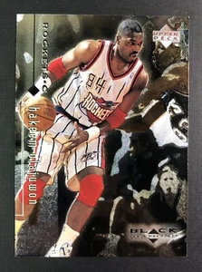1998-1999 UPPER DECK BLACK DIAMOND BASKETBALL HAKEEM OLAJUWON #39 HOUSTON ROCKET - Picture 1 of 2
