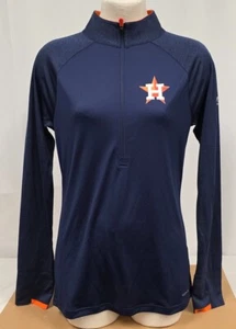 Brand New Women's MLB Majestic Houston Astros COOLBASE Sweatshirt - M - Picture 1 of 4