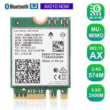 50 Stck. M.2 NGFF WiFi 6E Intel AX210NGW WiFi Netzwerkkarte Tri-Band Bluetooth5.3 PC