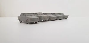 5 x goma de borrar Trabant Trabi 601 gris pieza de colección culto - Imagen 1 de 3