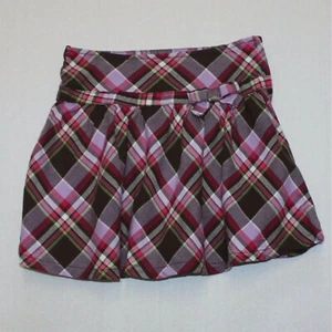 Gymboree Sunflower Smiles Girl's Bow Plaid Skort Skirt in size 4 - Picture 1 of 2