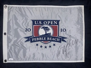 Graeme McDowell Signed 2010 US Open Pin Flag JSA COA Pebble Beach Golf Champ LIV - Picture 1 of 1