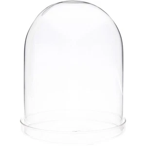 Plymor 4,5" x 6" Glas Display Kuppel Cloche (Klarglas Tablett Basis) - Bild 1 von 1