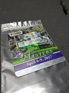 2017 Masters Golf Badge - Augusta National Golf Club - Sergio Garcia Champion! - Picture 1 of 6