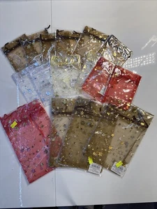 Organzasäckchen 16 Stück Diverse Größen Weihnachtlich - Bild 1 von 7