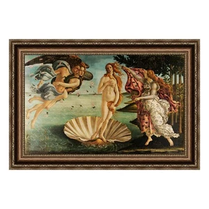 Framed Canvas Print The Birth of Venus by Sandro Botticelli Wall Art 22"x32" - Picture 1 of 5