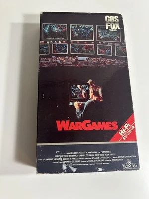 Wargames 1984 VHS VINTAGE TAPE CBS Fox Video First Release Action Adventure-READ - Image 1 of 4