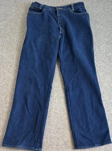 VINTAGE STOCKTON OF DALLAS 16 Wide Leg High Rise RANCH JEANS Rockabilly Western - Picture 1 of 16