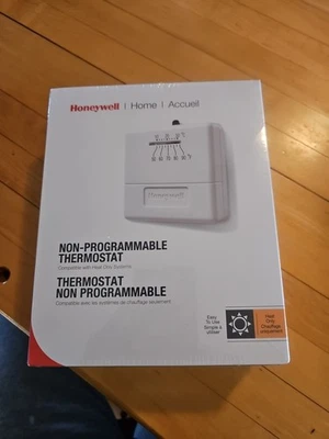 Honeywell Home Non Programmable Basic Thermostat Control Heat Only Square White - Image 1 of 4