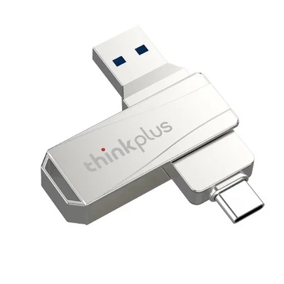 LENOVO Thinkplus MU252 256GB USB Type C Flash Drive Rotating USB C 3.1 Memory - Image 1 of 4