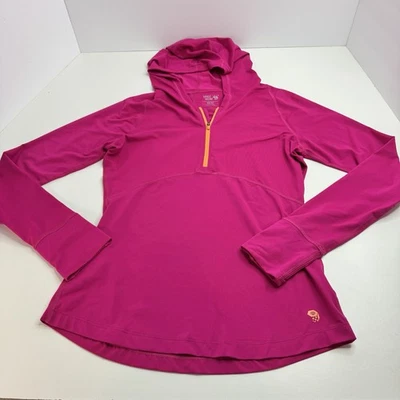 Mountain Hardwear Butterlicious Wick Q Mujer MEDIANO 1/2 Cremallera Pullover Sudadera con Capucha Top Foto 1 de 4