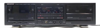 Kenwood Stereo Doppel Kassetten Deck KX-W6020 (ohne  Fernbedienung) 252318 - Bild 1 von 4