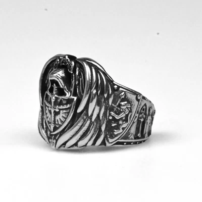 Ángeles Oscuros | Tamaño Ajustable | Metal | Anillo | Warhammer 40k Foto 1 de 4