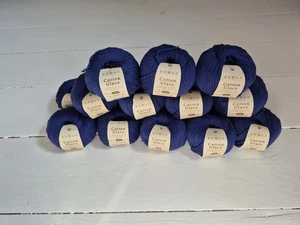 Rowan Cotton Glace 100% Cotton 4-Ply 17x50g Balls Very Pretty Blue Shade - Picture 1 of 4