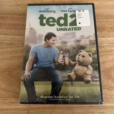 Ted 2 UNRATED (DVD) Mark Wahlberg Seth MacFarlane - NEW Authentic US Release - Image 1 of 4
