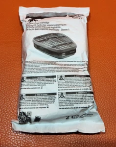 3M 6001 Organic Vapor Replacement Cartridge Filter Pair Date 12-24 New Old Stock - Picture 1 of 8