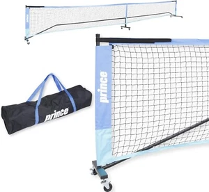 Red de cancha completa Prince Pickleball con ruedas configuración portátil en cualquier lugar (azul) - Imagen 1 de 10