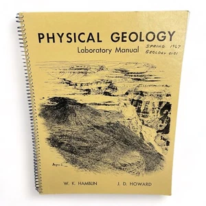 Physical Geology Laboratory Manual by W. Kenneth Hamblin & James Howard PB 1966 - Picture 1 of 11