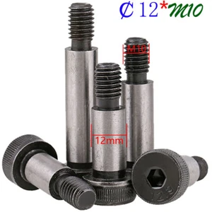 12mm M10 Grade 12.9 Alloy Steel Socket Head Cap Screws Shoulder Stripper Bolts - Picture 1 of 12