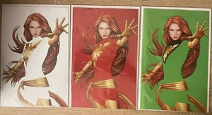 3 X-Men 19 JTC Exclusive White, Red & Green - Phoenix Negative Space Variant NM - Picture 1 of 4