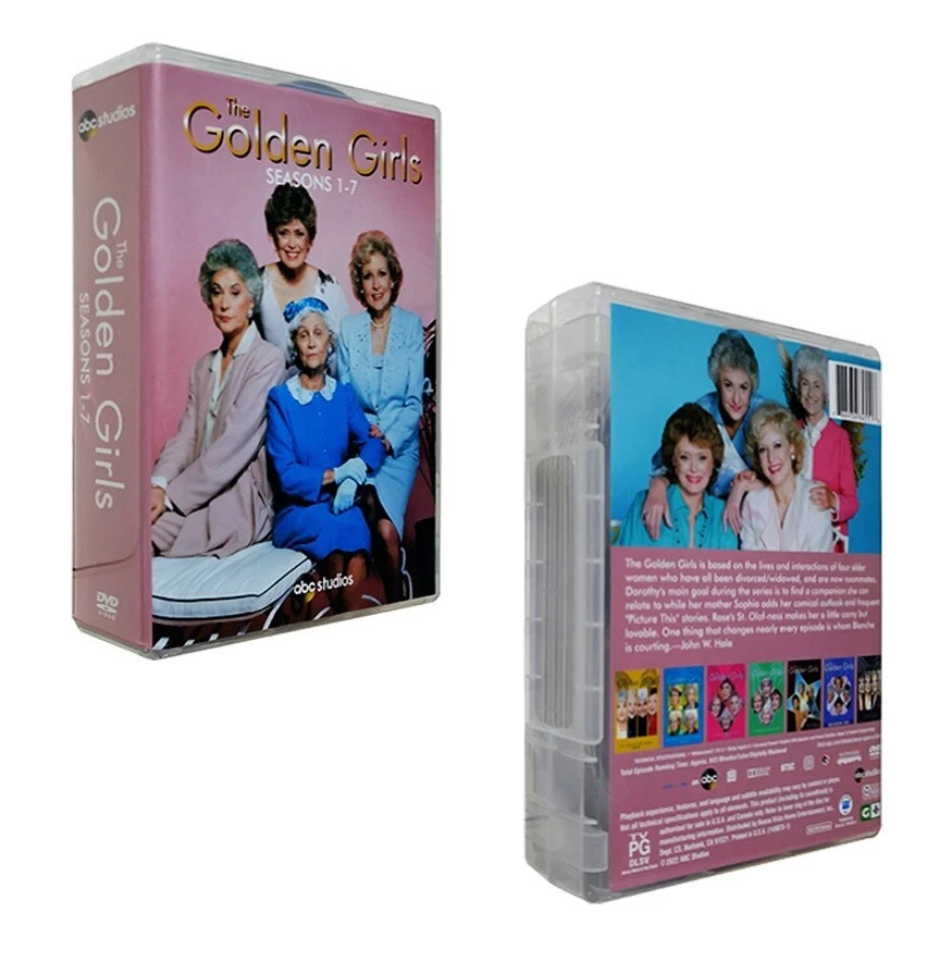 The Golden Girls: The Complete Series Seasons 1-7 (DVD) Free Shipping! Foto 1 de 3