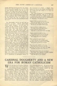 Cardinal Dennis Dougherty Philadelphia Death Cardinal Gibbons 1921 Old Article - Picture 1 of 1