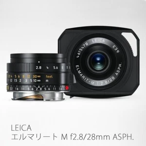 LEICA Elmarit M f2.8/28mm ASPH. Black (11677) from japan - Picture 1 of 3